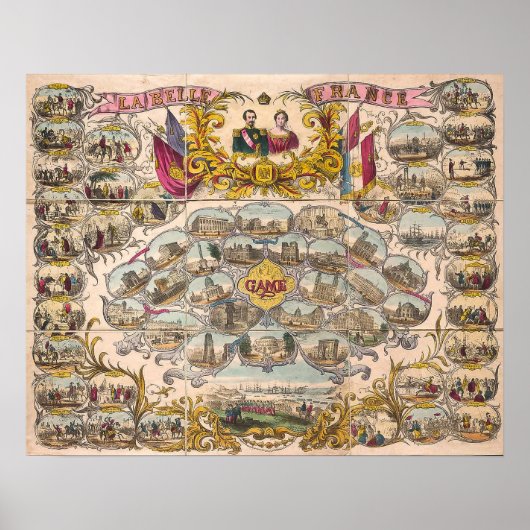 Poster Jeux vintages - Art Print (Devant)