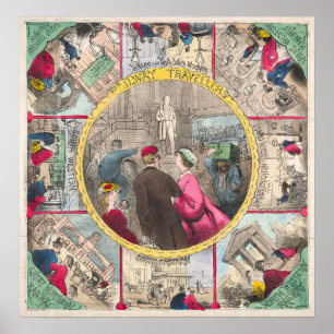 Poster Jeux vintages - Art Print