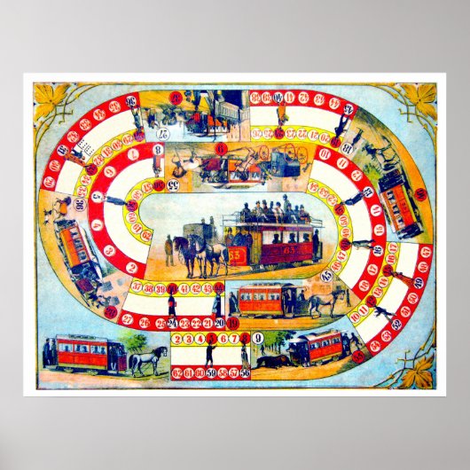Poster Jeux vintages - Art Print (Devant)