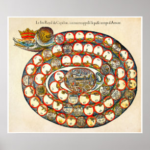 Poster Jeux vintages - Art Print