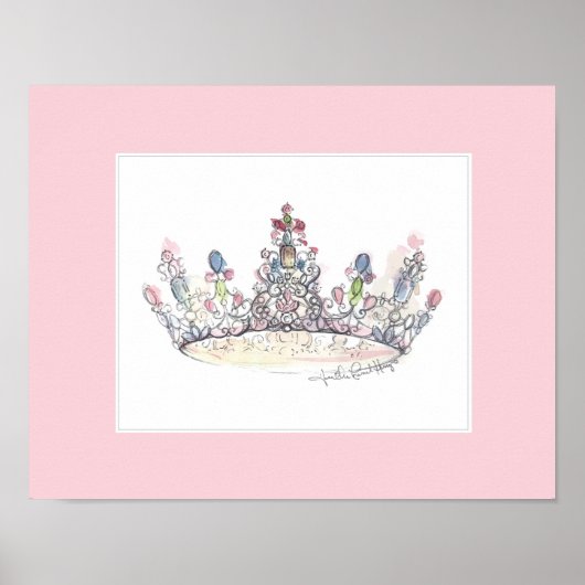 Poster Jewel Crown par Heather French Henry (Devant)