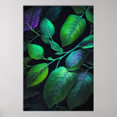 Poster Jewel Tone Feuille V (Devant)