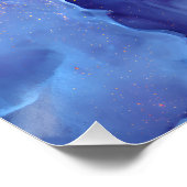 Poster Jewel Tone Fluid Resin Nebula Glow (Coin)