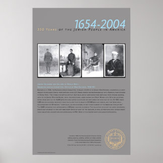 Poster Jewish Soldiers and Sailors in WWI