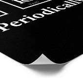 Poster J'Exécute Périodiquement Science Nerd Enseignant R (Coin)