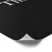 Poster JFK John F. Kennedy Citation Les choses n'arrivent (Coin)