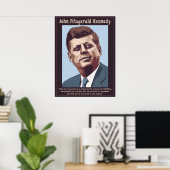 Poster JFK - Mesure (Bureau à domicile)