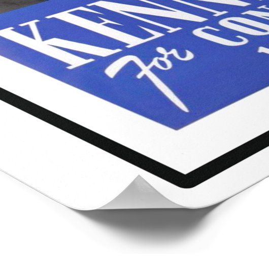 Poster JFK pour le Congrès (Coin)