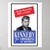 Poster JFK pour le Congrès (Devant)