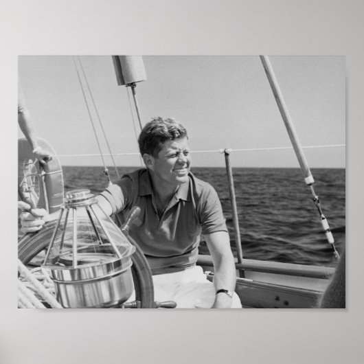 Poster JFK Voile En Vacances (Devant)