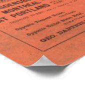 Poster JH Colton et Compagnie (Coin)