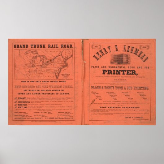 Poster JH Colton et Compagnie (Devant)