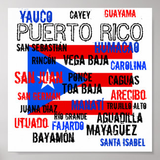 Poster jhg, PORTO RICO, San Juan, Bayamón, Toa Baja, ...