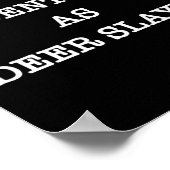 Poster J'Identifie Comme Chasse À La Chasse À La Couche D (Coin)