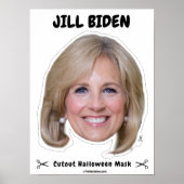 Poster Jill Biden Masque Halloween (Devant)