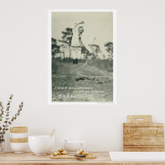 Poster Jimmie Richardson saut parlé. (Cuisine)