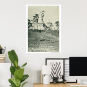 Poster Jimmie Richardson saut parlé. (Bureau à domicile)