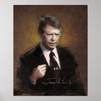 Poster Jimmy Carter | La peinture du président américain