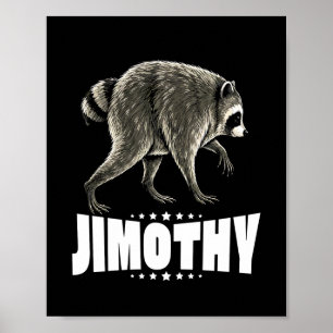 Poster Jimothy Le Raton Laveur Viral