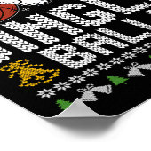 Poster Jingle Balls Ugly Christmas Pyjama Cool Sport X-Ma (Coin)