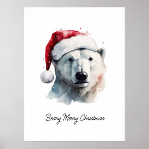Poster Jingle Bear Joy, personnalisé