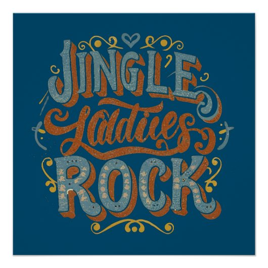Poster Jingle ladies rock (Devant)