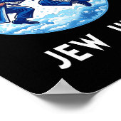 Poster Jitsu Karate Funny Hanukkah (Coin)