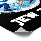 Poster Jitsu Karate Funny Hanukkah (Coin)