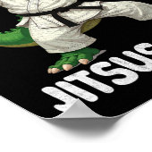Poster Jitsusaurus Dinosaur Karate Martial Arts Fun Enthu (Coin)
