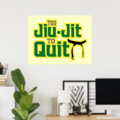 Poster Jiu Jitsu (Bureau à domicile)