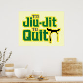 Poster Jiu Jitsu (Cuisine)