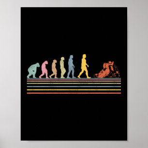 Poster Jiu Jitsu Bjj Jiu Jitsu Evolution Retro