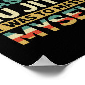 Poster Jiu Jitsu Bjj Le Plus Haut Objectif N'A Jamais Été (Coin)