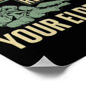 Poster Jiu Jitsu Bjj Vieux Gars Roll Respectez Vos Aînés (Coin)