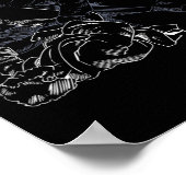 Poster Jiu-jitsu Lutter Karate Sport Lutter Jitsu (Coin)