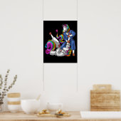 Poster Jiu-Jitsu Unicorns (Cuisine)