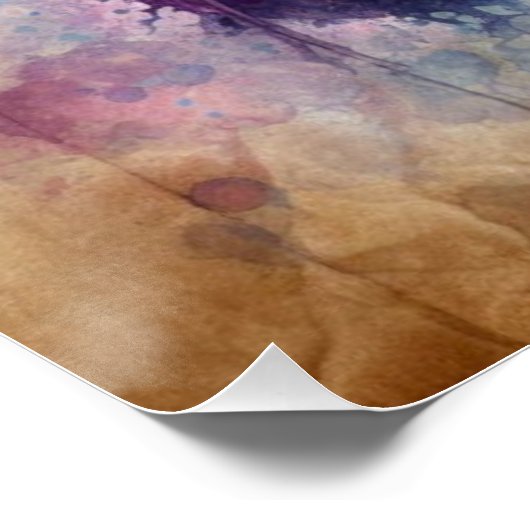 Poster JJ chantant sur scène (Coin)