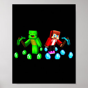 Poster Jj et Mikey Joyeux Anniversaire