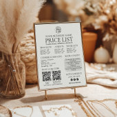 Poster Joaillerie permanente Afficher le tarif Code QR Me