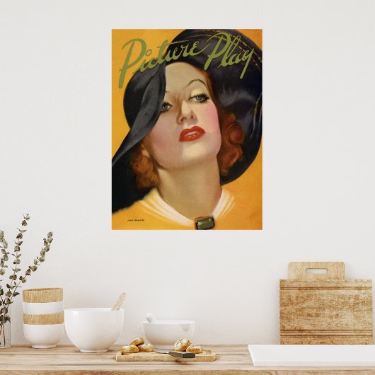 Poster Joan Crawford (Cuisine)