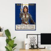 Poster Joan d'Arc (Bureau à domicile)