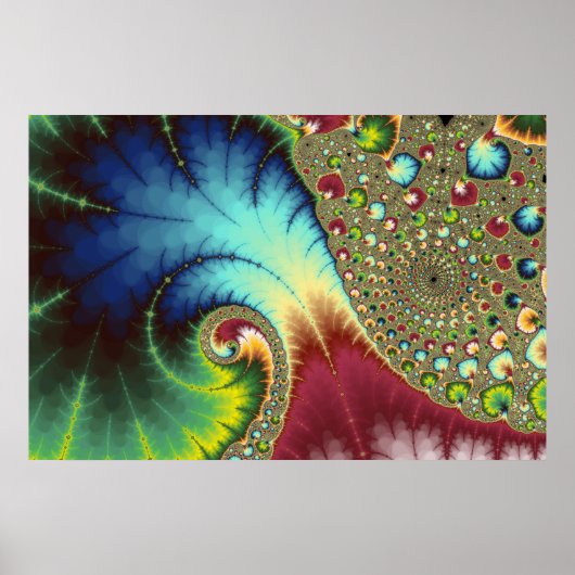 Poster Joanie 50 Fractal Art (Devant)