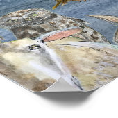 Poster: Joanna flying amongst the animals Poster (Hoek)