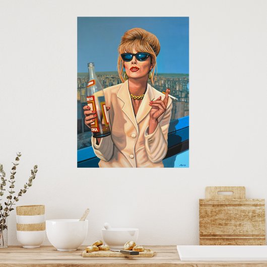 Poster Joanna Lumley en Patsy Stone (Cuisine)
