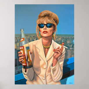 Poster Joanna Lumley en Patsy Stone