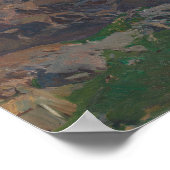 Poster Joaquin Sorolla - Château de San Servando, Tolède (Coin)