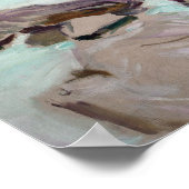 Poster Joaquin Sorolla - Elena à Cala de San Vicente (Coin)