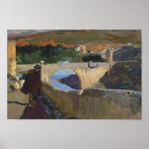 Poster Joaquín Sorolla - Homme aveugle de Tolède