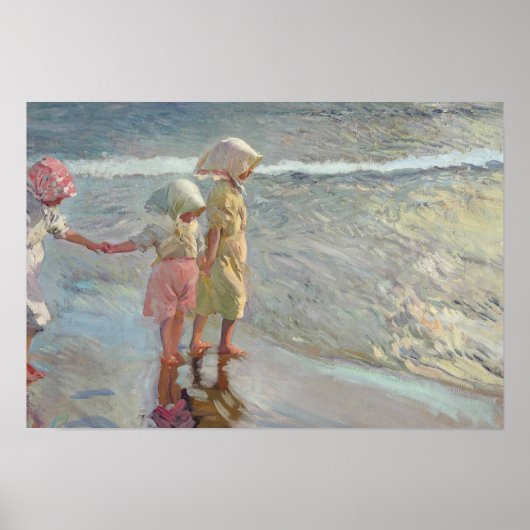 Poster Joaquin Sorolla - Les Trois Soeurs (Devant)
