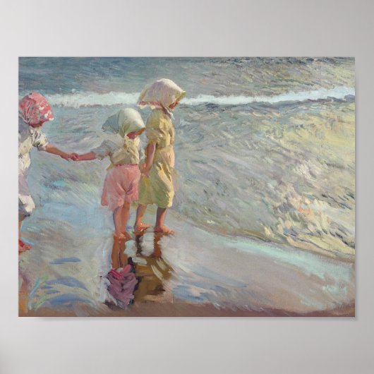 Poster Joaquin Sorolla - Les Trois Soeurs (Devant)